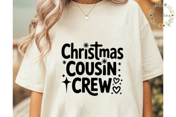 Christmas Cousin Crew Sublimation Design & Illustrations