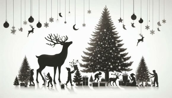 Christmas Song Reindeer Illustrations Review