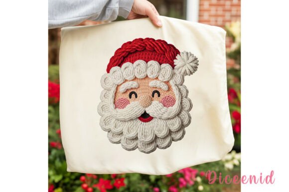 Fluffy Santa Head Christmas PNG Clipart Review