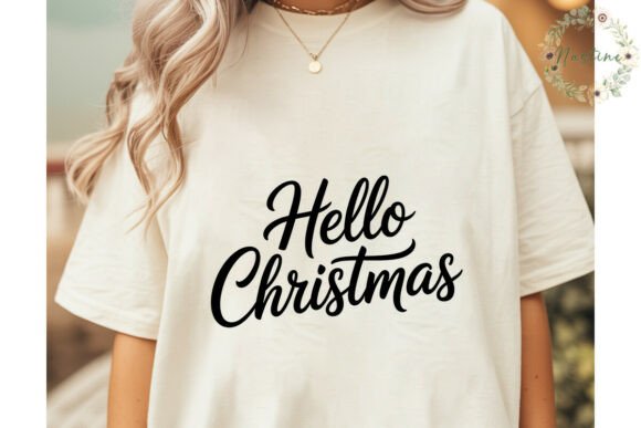 Hello Christmas Calligraphy PNG Clipart Review