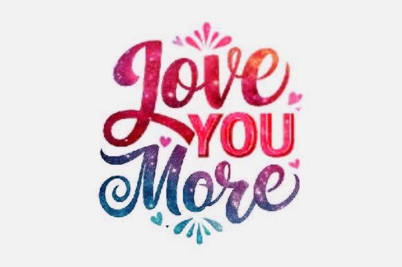 Love You More Christmas PNG Freebies Review