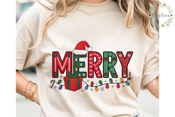 MERRY Christmas Letters PNG Clipart: Illustrations