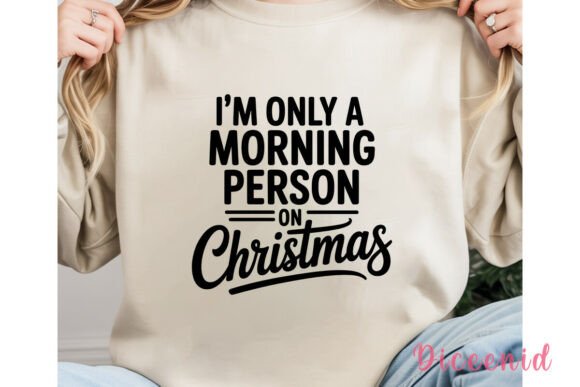 Morning Person Christmas PNG Clipart & Illustrations