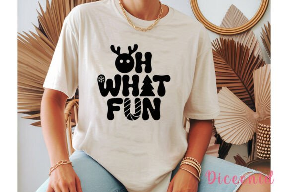 OH WHAT FUN Christmas Sublimation Design
