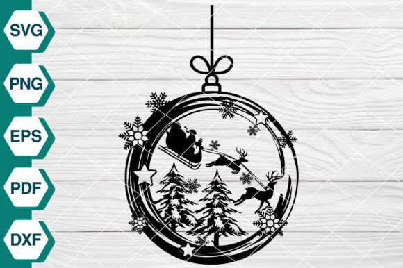 Reviewing Christmas Scene SVG for Illustrations
